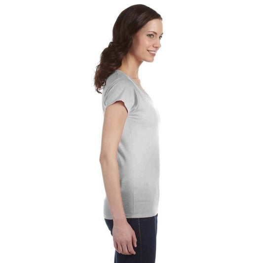 Gildan Ladies' SoftStyle® Fitted V-Neck T-Shirt | G64VL