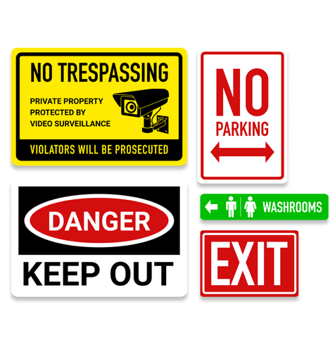 3mm Aluminum Signs