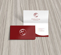 Matte Folded Business Cards
