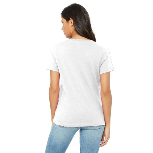 Bella + Canvas Ladies' Relaxed Jersey V-Neck T-Shirt | 6405