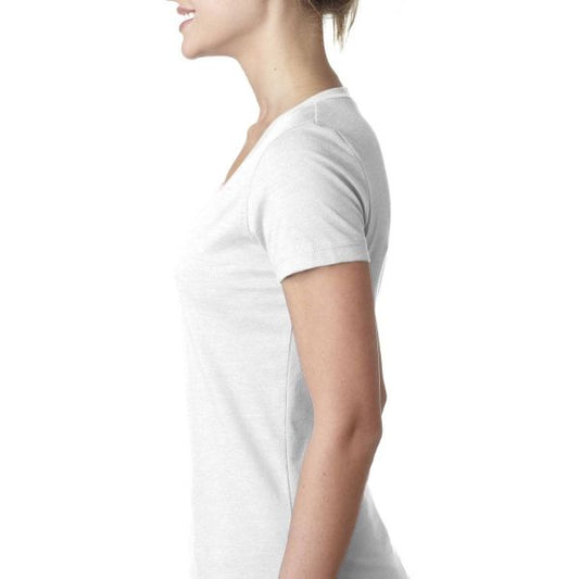 Next Level Ladies' CVC Deep V | 6640