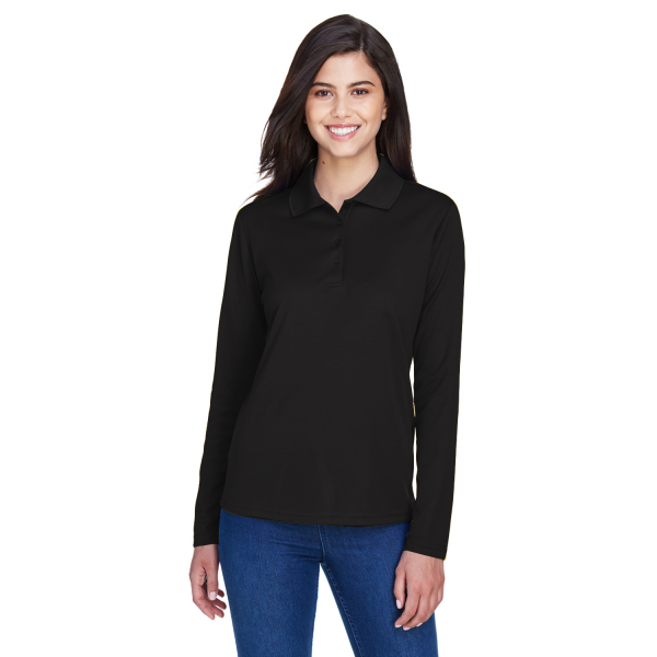 Ladies' Pinnacle Performance Long-Sleeve Piqué Polo