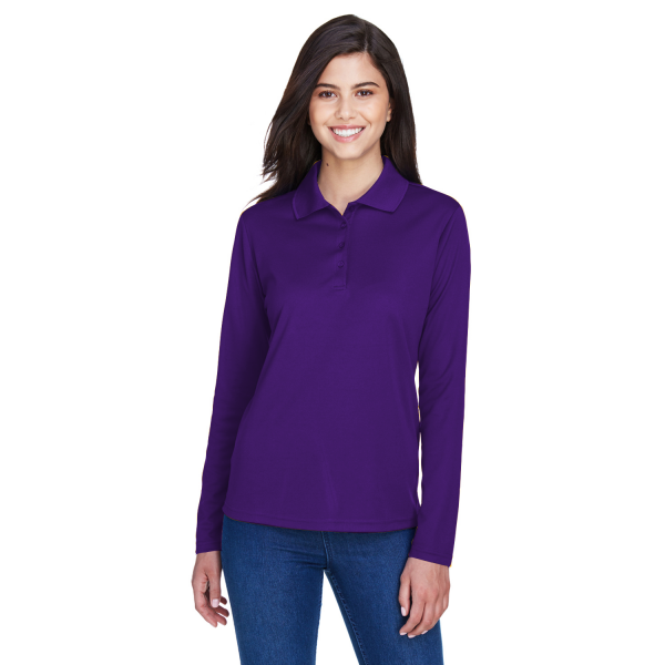 Ladies' Pinnacle Performance Long-Sleeve Piqué Polo