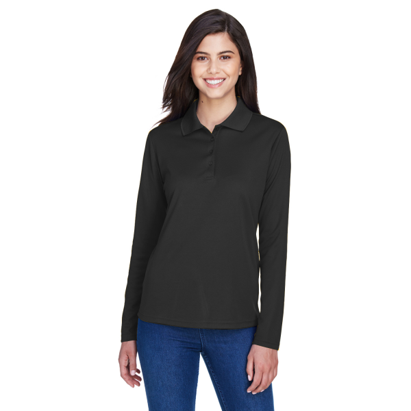 Ladies' Pinnacle Performance Long-Sleeve Piqué Polo