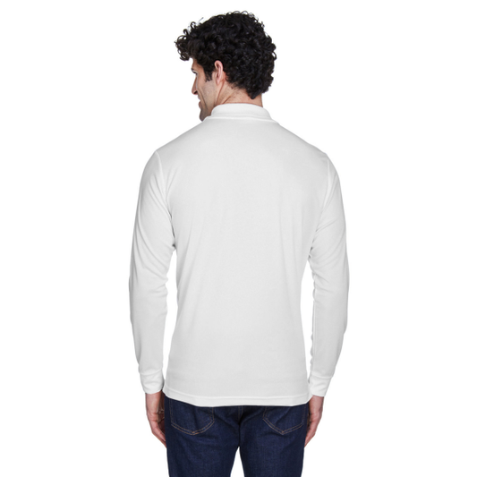 Men's Pinnacle Performance Long-Sleeve Piqué Polo