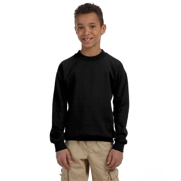 Gildan Youth Heavy Blend 13.3 oz./lin. yd., 50/50 Fleece Crew | G180B
