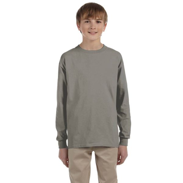 Gildan Youth Ultra Cotton 10 oz./lin. yd. Long-Sleeve T-Shirt | G240B