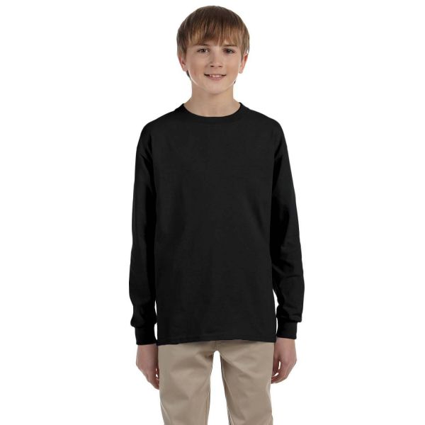 Gildan Youth Ultra Cotton 10 oz./lin. yd. Long-Sleeve T-Shirt | G240B