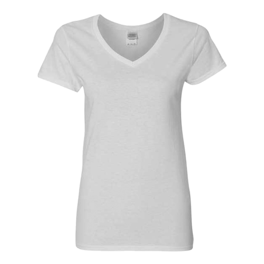 Gildan Heavy Cotton™ Women’s V-Neck T-Shirt | 5V00L