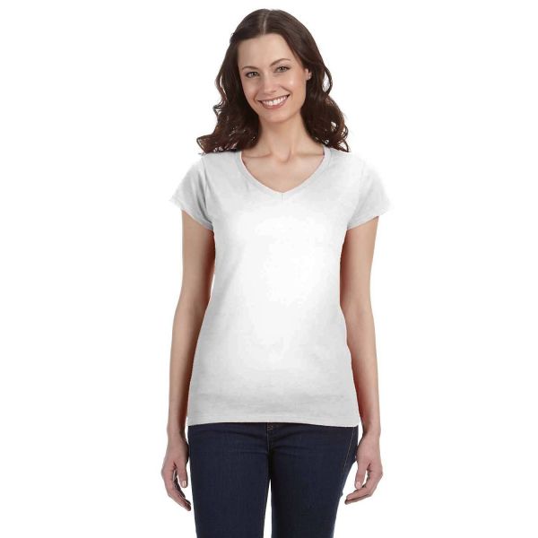 Gildan Ladies' SoftStyle® Fitted V-Neck T-Shirt | G64VL