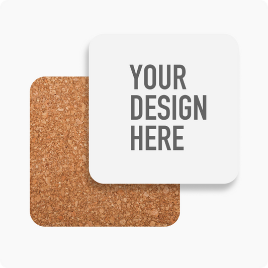 Coasters (Pack of 10) Cork + Hardwood