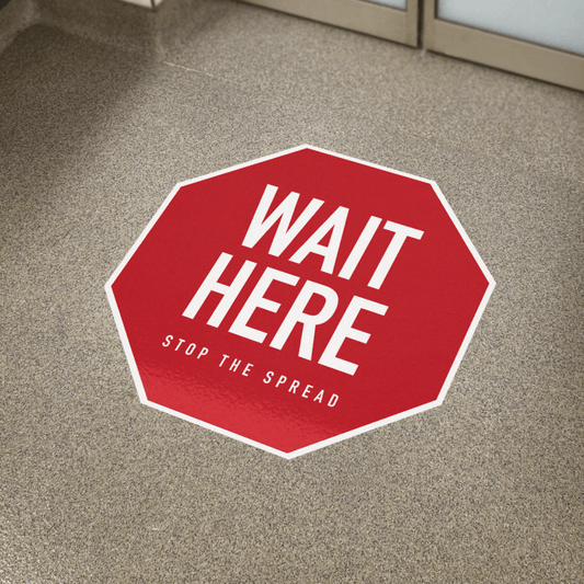 Social Distancing Floor Graphics