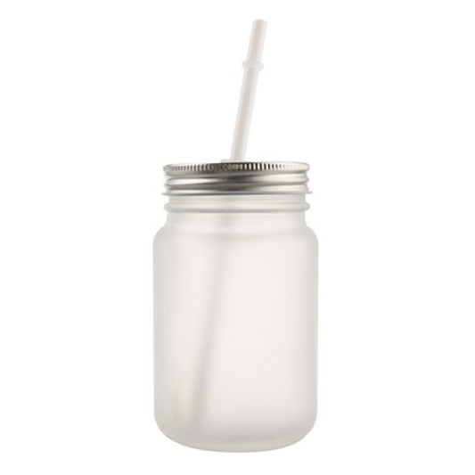 12oz Frosted Mason Jars Glass