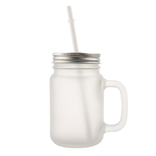 12oz Frosted Mason Jars Glass