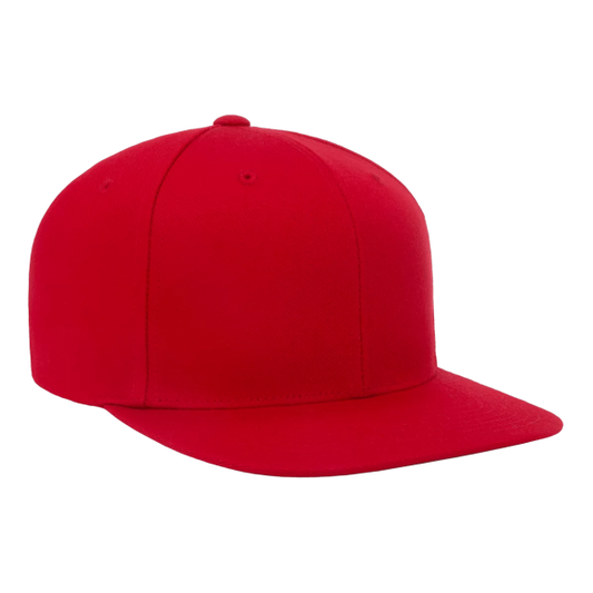 Yupoong 6089 Adult 6-Panel Structured Flat Visor Classic Snapback