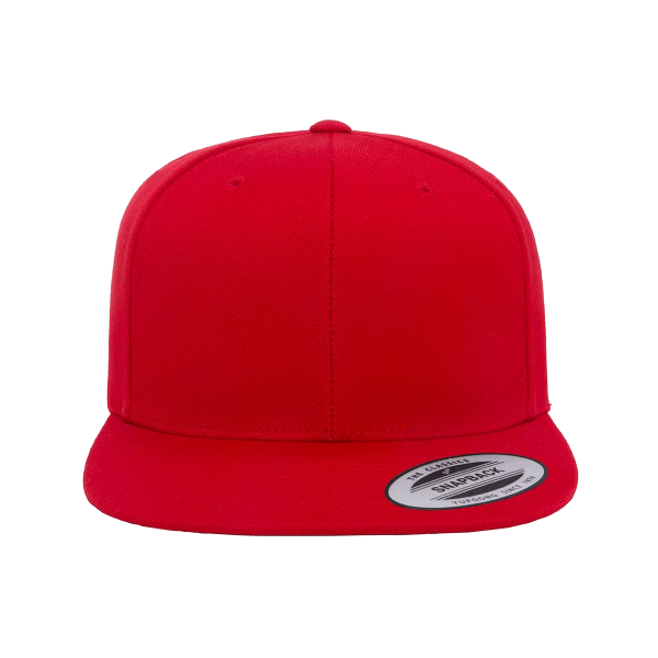 Yupoong 6089 Adult 6-Panel Structured Flat Visor Classic Snapback