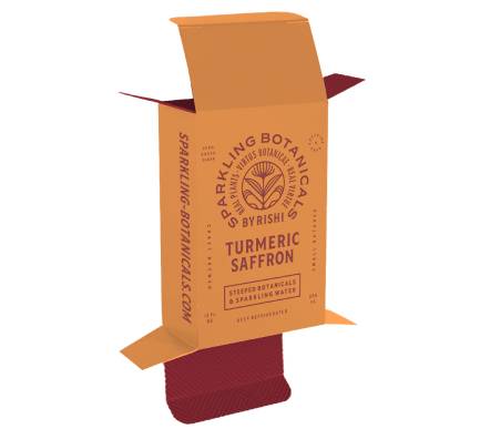 Reverse tuck end product box (RTE)