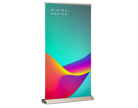 Premium Wide Pull Up Banner 13 oz Matte Vinyl